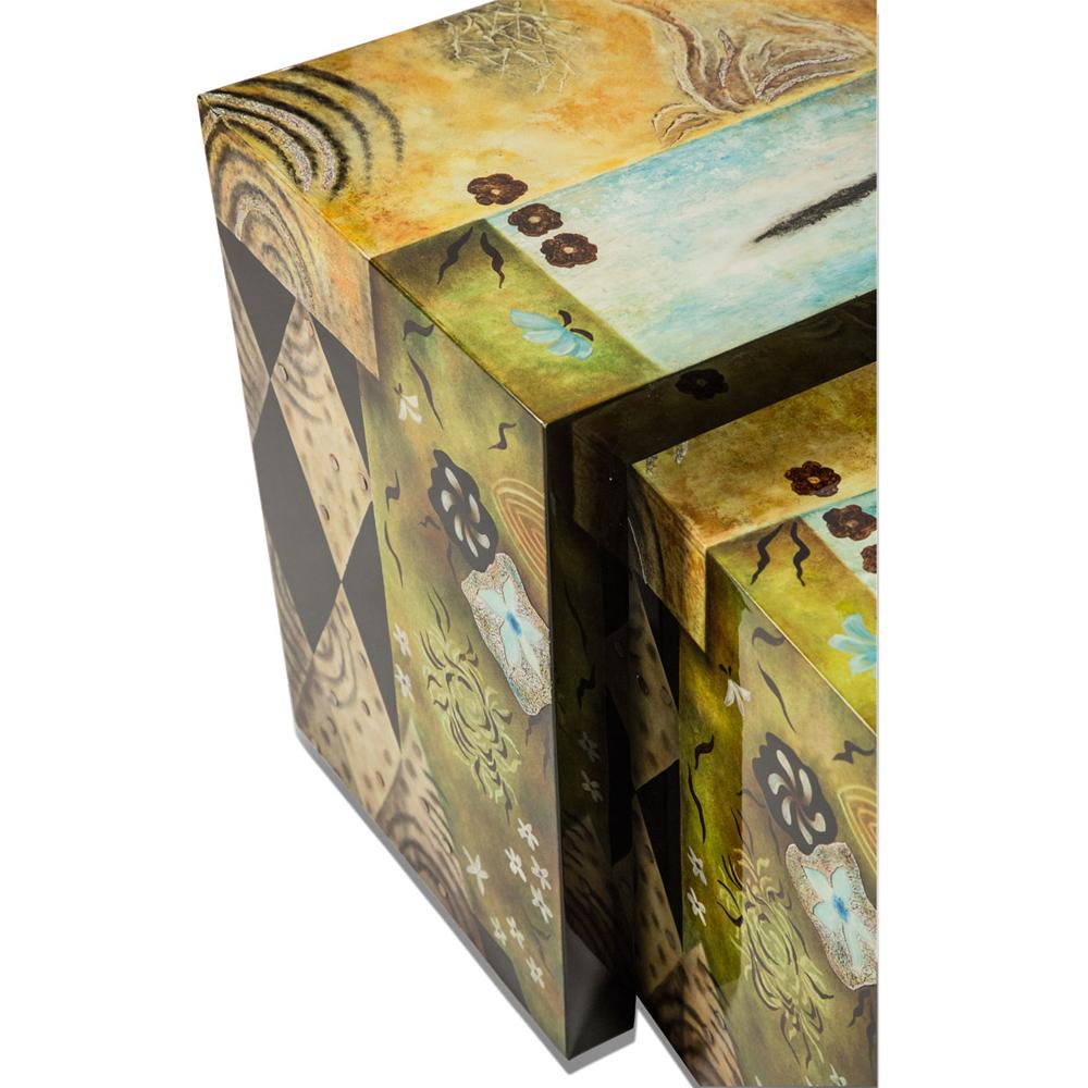 AICO by Michael Amini - Illusions Nesting Tables (Set of 3) - FS-ILUSN-039 veiw 5