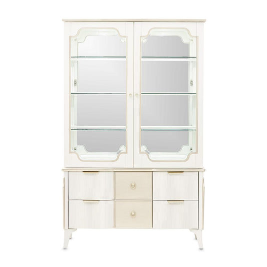 AICO by Michael Amini - La Marisia Display Cabinet - Creamy Pearl - 9089209-112 veiw 2