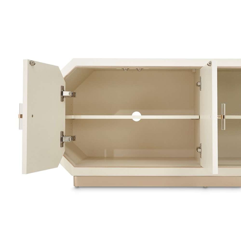 AICO by Michael Amini - La Rachelle Media Cabinet - Champagne - 9034081-136 veiw 10