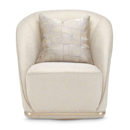 AICO by Michael Amini - La Rachelle Swivel Chair - Gold Rush/Champagne - 9034839-GDRSH-136 veiw 2