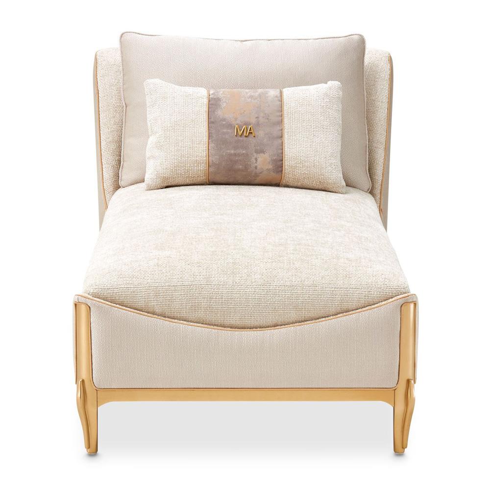 AICO by Michael Amini - La Terrazza Chaise - Cappuccino/Light Champagne - 9092841-CPCNO-124 veiw 1