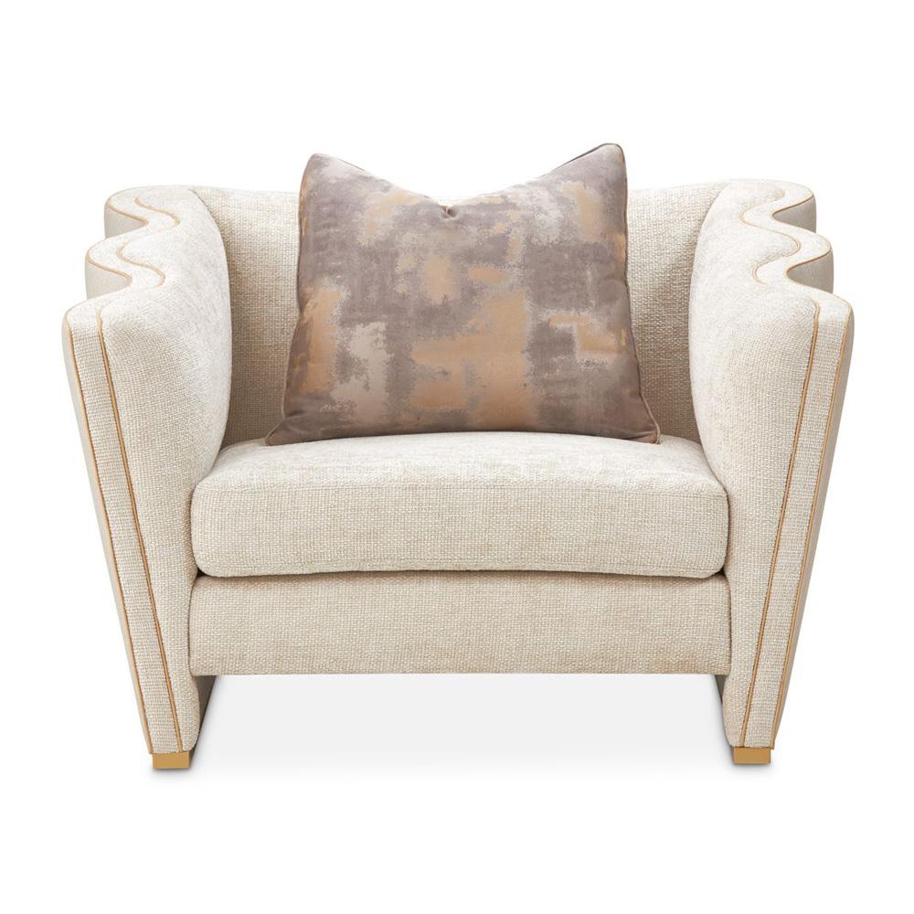 AICO by Michael Amini - La Terrazza Matching Chair - Cappuccino/Light Champagne - 9092835-CPCNO-124 veiw 1