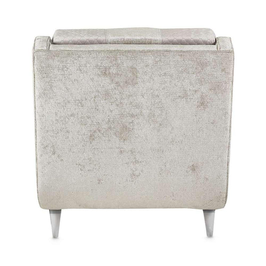AICO by Michael Amini - Lanna Armless Chaise - Storm/Silver Mist - NLRU-LANA841-STM-823 veiw 2