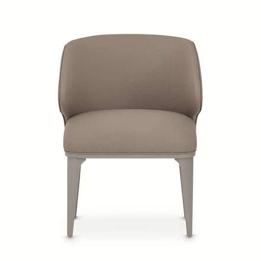 AICO by Michael Amini - Lanterna Vanity Chair - Silver Mist - 9032244-823 veiw 2