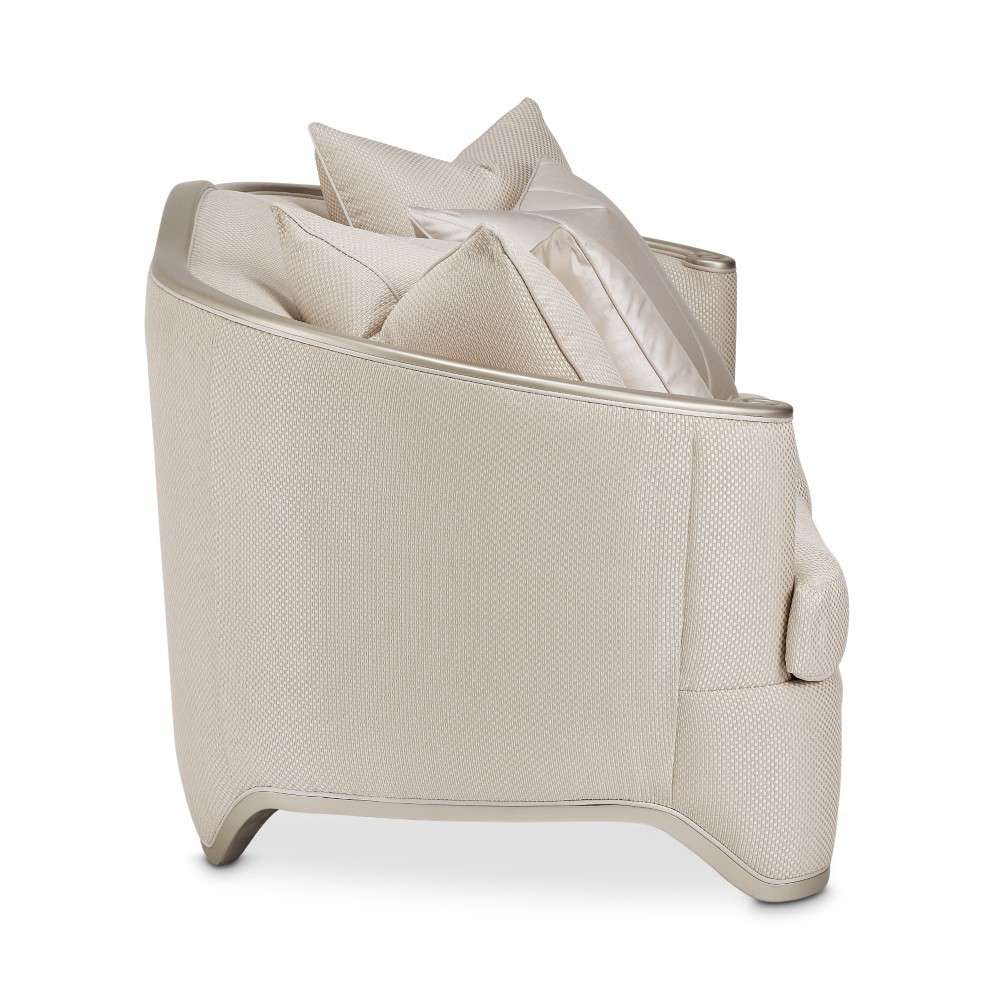 AICO by Michael Amini - London Place Loveseat - Lt. Champagne - NC9004825-CHPGN-124 veiw 8