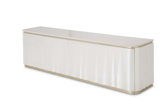 AICO by Michael Amini - London Place Media Cabinet - Creamy Pearl - N9004081-112 veiw 2