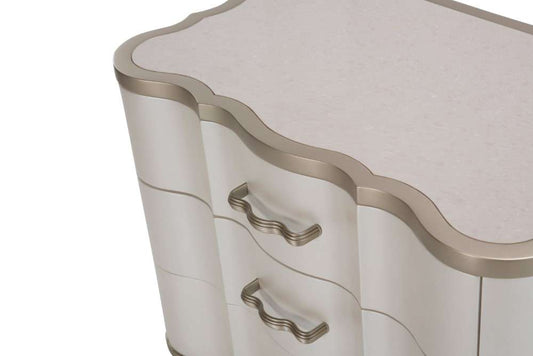 AICO by Michael Amini - London Place - Nightstand - Creamy Pearl - N9004040-112 veiw 2