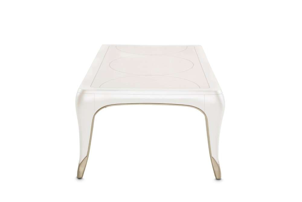 AICO by Michael Amini - London Place Rectangular Cocktail Table - Creamy Pearl - N9004201-112 veiw 2