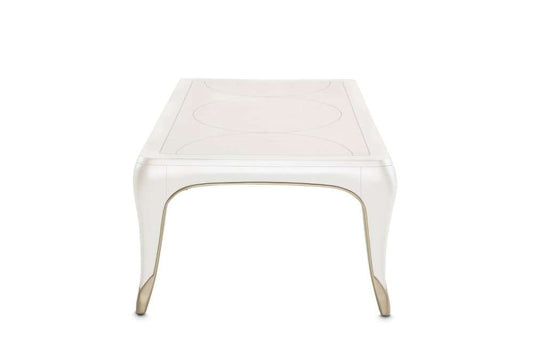 AICO by Michael Amini - London Place Rectangular Cocktail Table - Creamy Pearl - N9004201-112 veiw 2