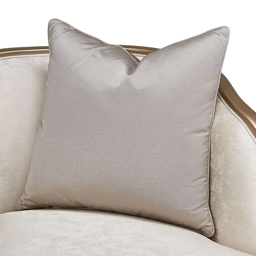 AICO by Michael Amini - Malibu Crest Chair - Cloud White/Chardonnay - N9007835-CLDWH-822 veiw 7
