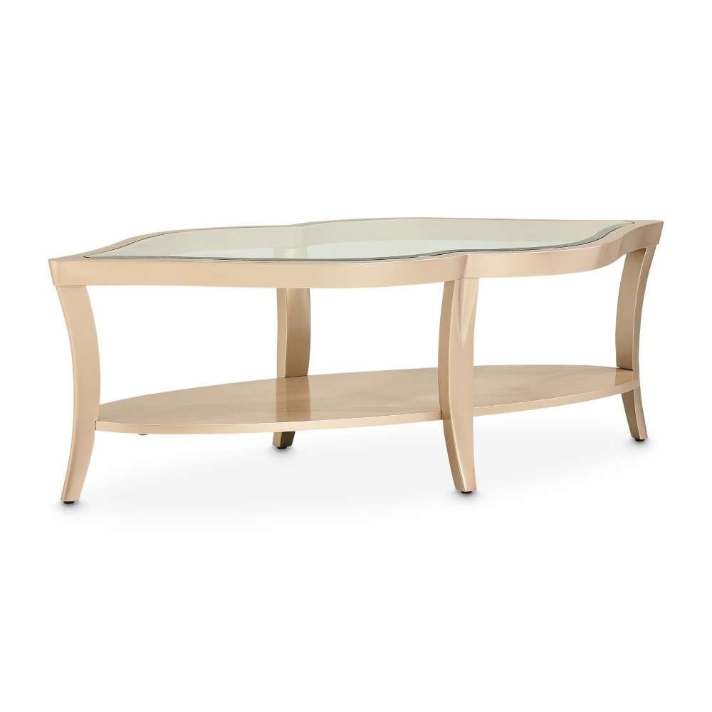 AICO by Michael Amini - Malibu Crest Cocktail Table - Chardonnay - N9007204-822 veiw 6