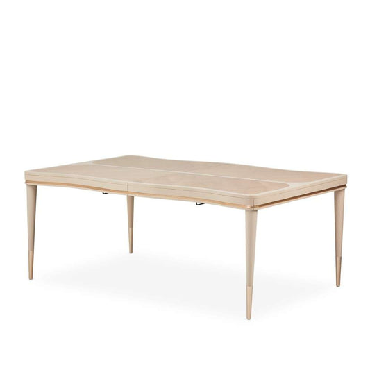 AICO by Michael Amini - Malibu Crest Rectangular Dining Table - Blush - N9007000-131 veiw 2