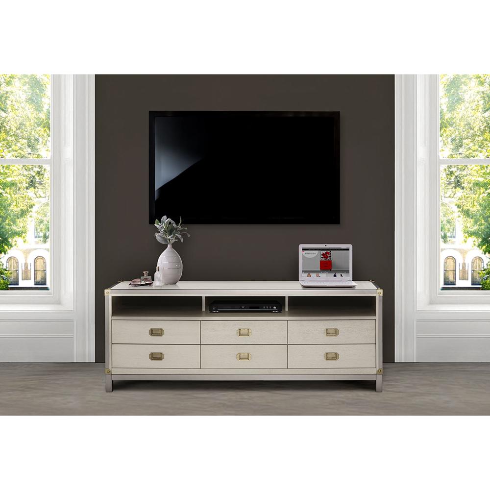 AICO by Michael Amini - Menlo Station TV Console in Eucalyptus - KI-MENP081-123 veiw 8