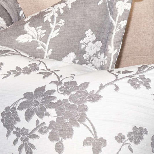 AICO by Michael Amini - Mika 5-Piece Queen Duvet Set - Dove - BCS-QD05-MIKA-DOV veiw 2