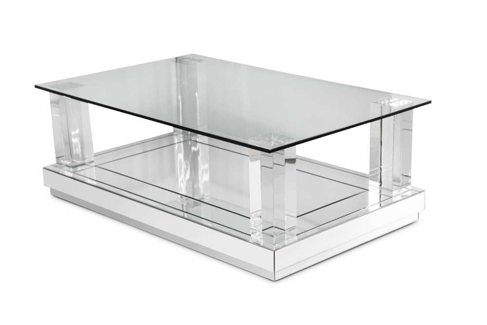 AICO by Michael Amini - Montreal - Cocktail Table with Glass Top - FS-MNTRL-1588 veiw 1