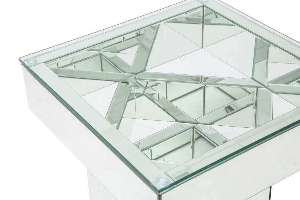 AICO by Michael Amini - Montreal - End Table with Glass Top - FS-MNTRL-1696 veiw 4