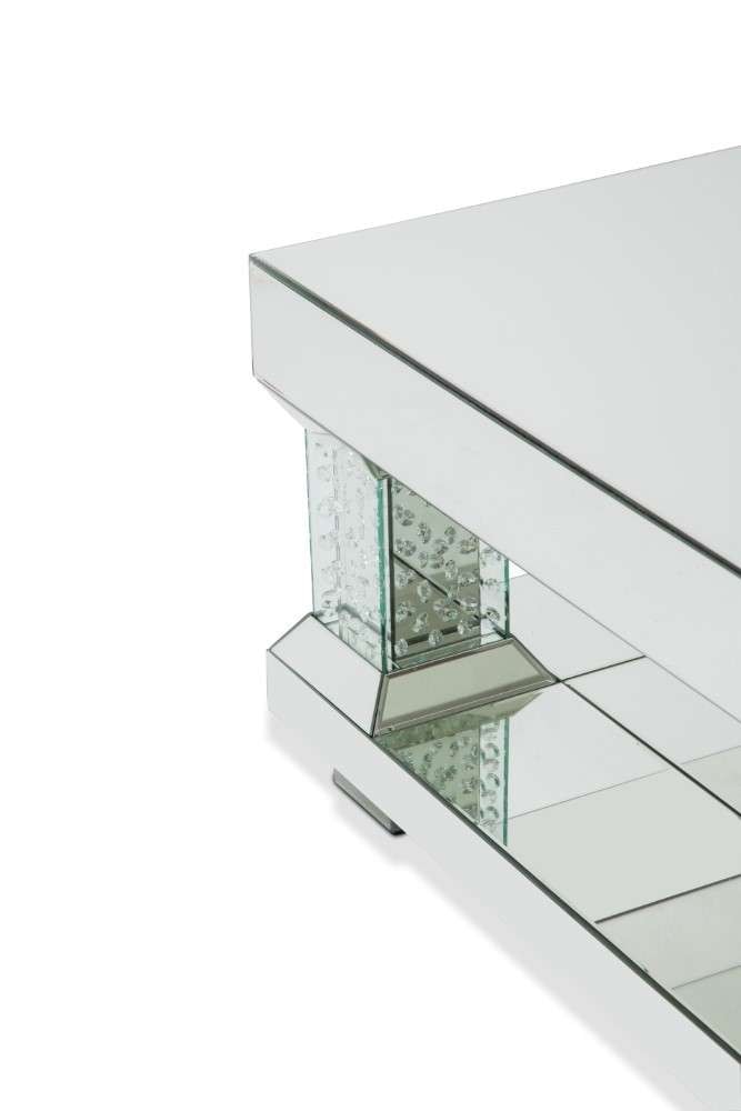 AICO by Michael Amini - Montreal - Mirrored Cocktail Table with Crystal Accents - FS-MNTRL208H veiw 3