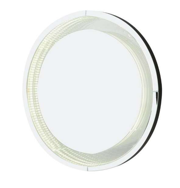 AICO by Michael Amini - Montreal - Round Wall Mirror with LED Lights - FS-MNTRL-8049 veiw 1
