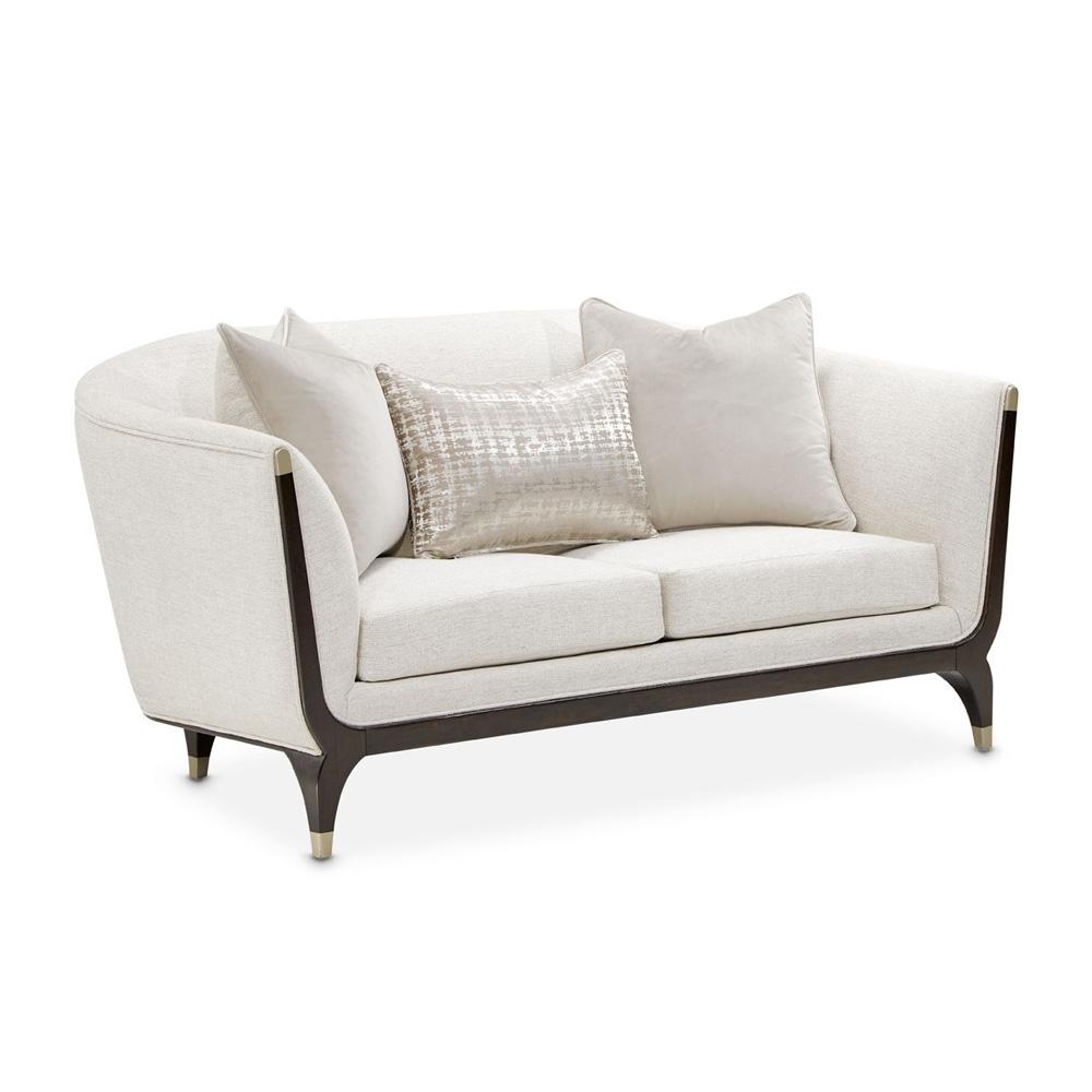 AICO by Michael Amini - Paris Chic Loveseat - Cremini/Espresso - NF9003825-CRMNI-409 veiw 1
