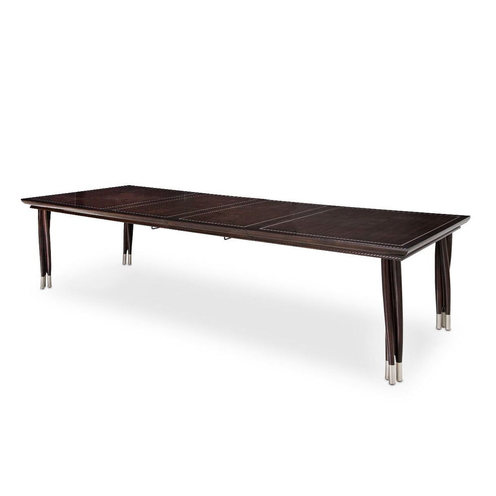 AICO by Michael Amini - Paris Chic Rectangular Dining Table - Espresso - NF9003000-409 veiw 1
