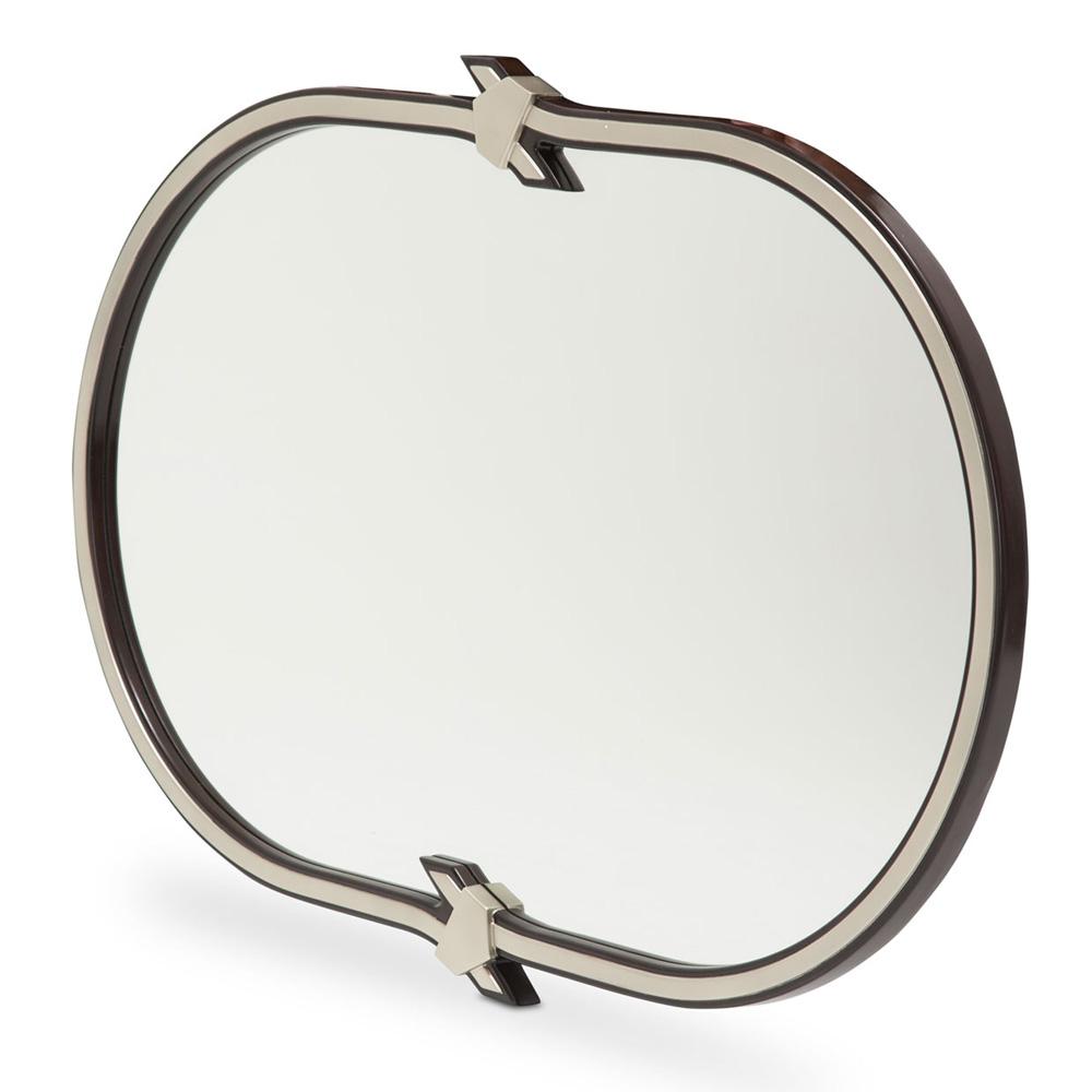 AICO by Michael Amini - Paris Chic Wall Mirror - Espresso - NF9003260-409 veiw 1