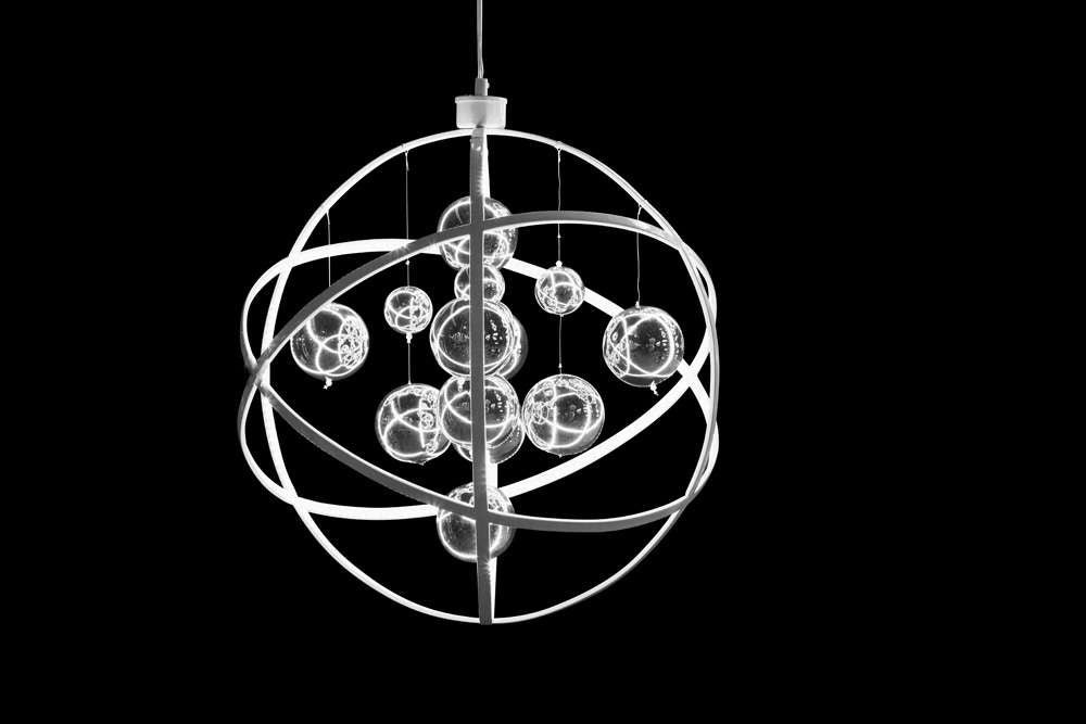AICO by Michael Amini - Planetary LED Chandelier, Small - LT-CH810S veiw 1