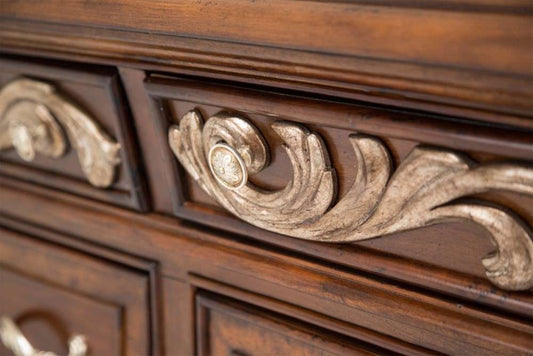 AICO by Michael Amini - Platine de Royale - Dresser - Light Espresso - 09050-229_CLOSEOUT veiw 2