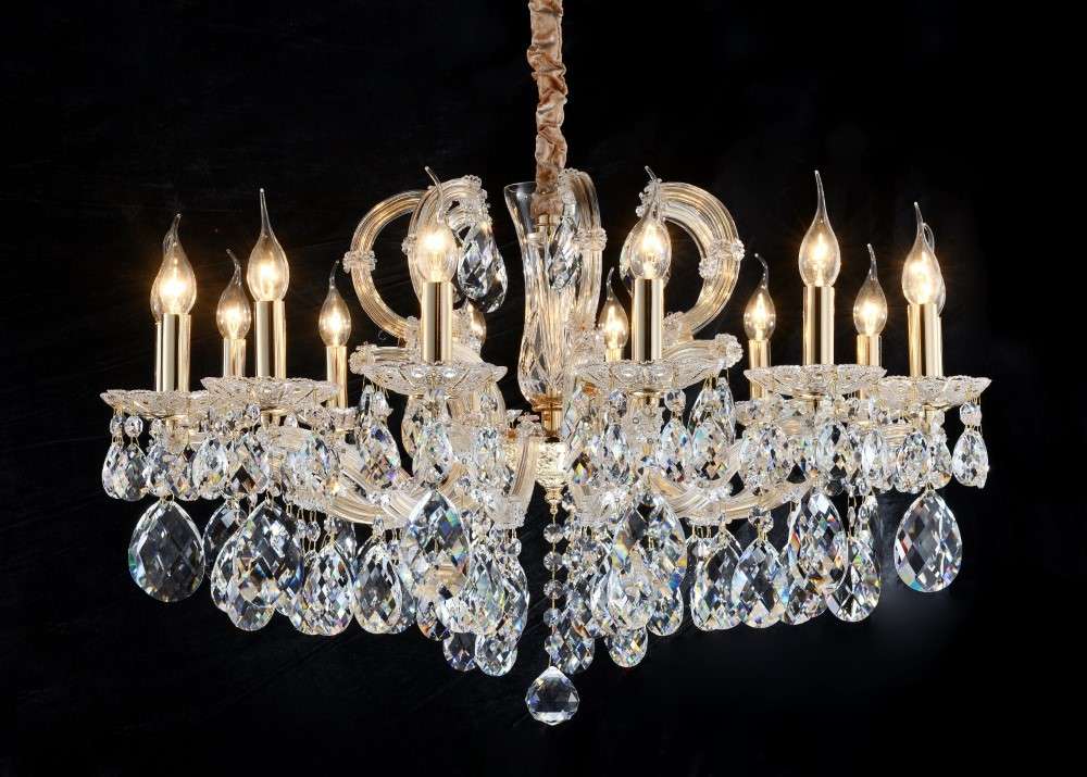 AICO by Michael Amini - Portola II - 14 Light Chandelier - LT-CH994-14CLR veiw 1
