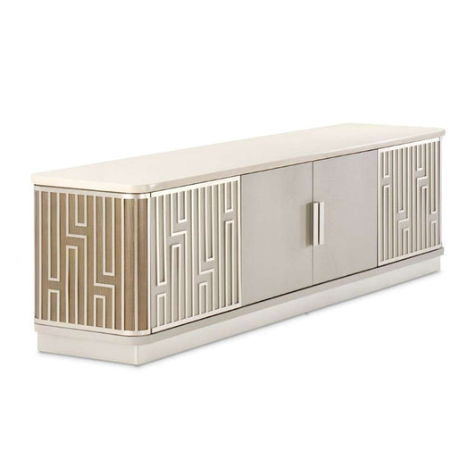 AICO by Michael Amini - Roxbury Park Media Cabinet - Slate - N9006081-220 veiw 2