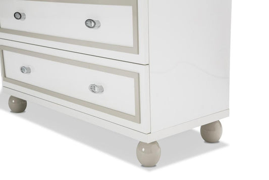 AICO by Michael Amini - Sky Tower 7 Drawer Chest in Cloud White - 9025670-108 veiw 2