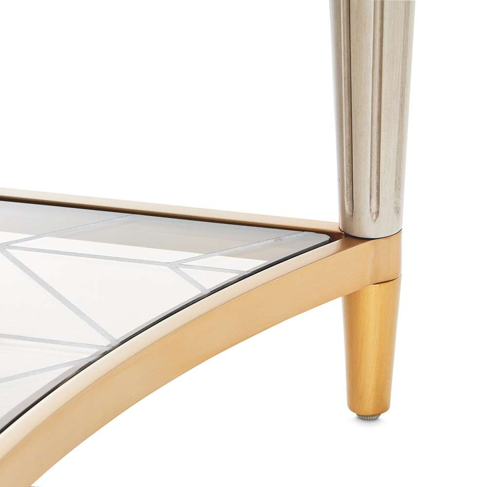 AICO by Michael Amini - St. Charles Rectangular Cocktail Table - Dove Gray - 9088201-803 veiw 6