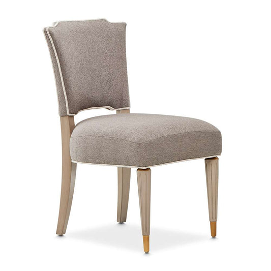 AICO by Michael Amini - St. Charles Vanity Chair - Dove Gray - 9088244-803 veiw 2