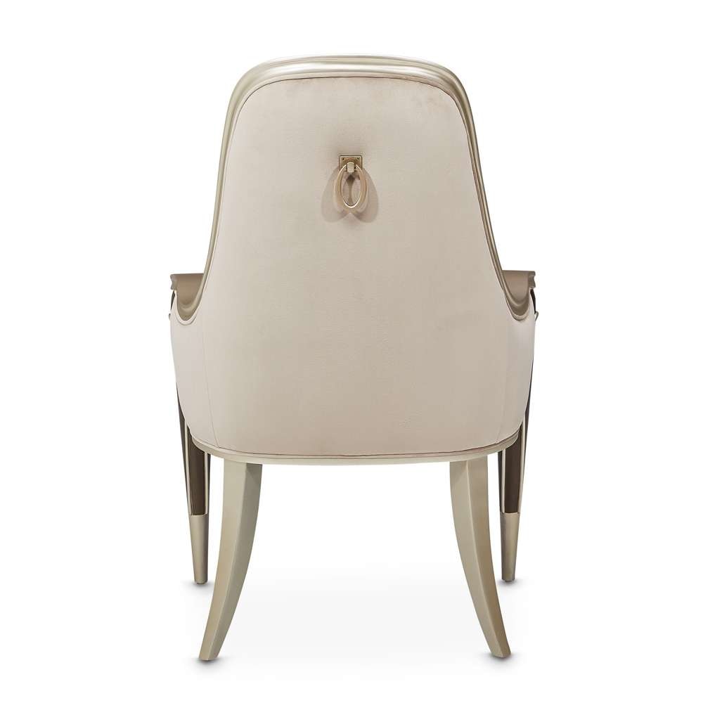 AICO by Michael Amini - Villa Cherie Arm Chair - Hazelnut - N9008004-410 veiw 3