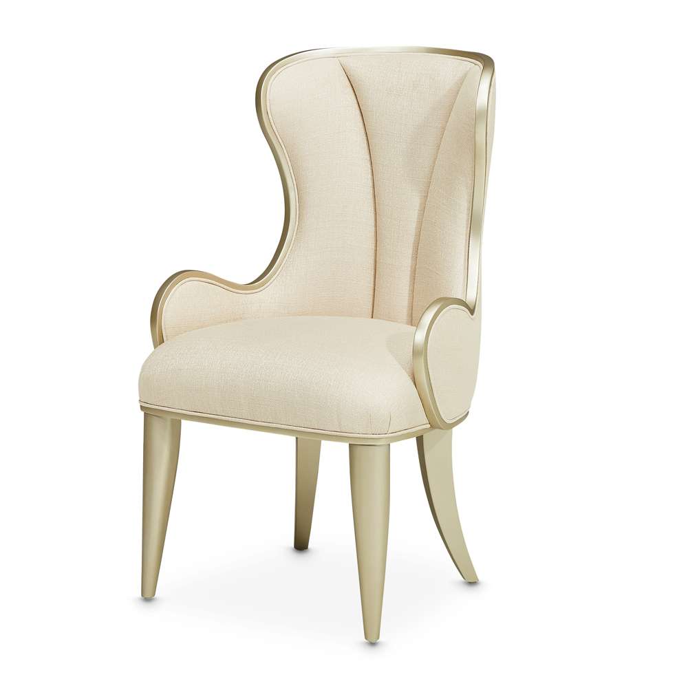 AICO by Michael Amini - Villa Cherie Desk Chair - Chardonnay - N9008244-822 veiw 1