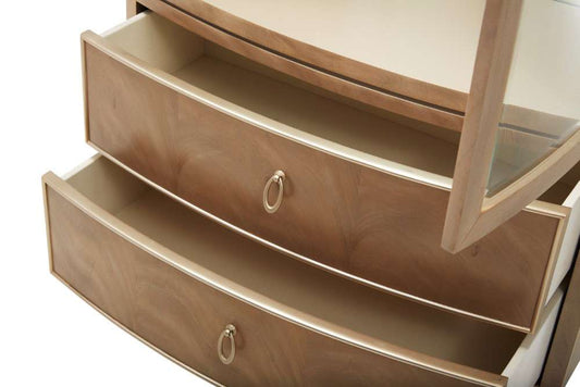 AICO by Michael Amini - Villa Cherie Display Cabinet - Caramel - N9008209-134 veiw 2