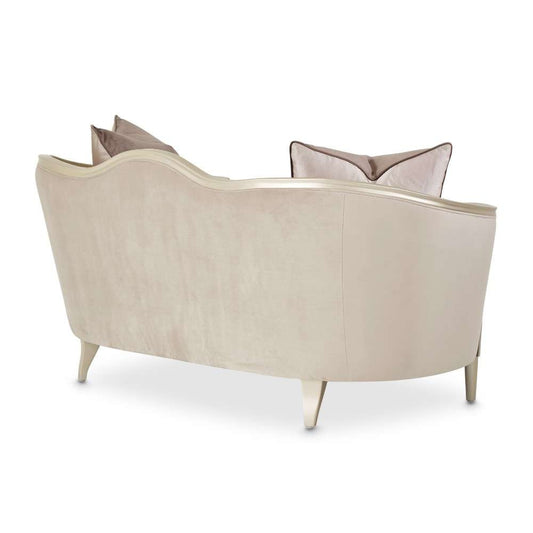 AICO by Michael Amini - Villa Cherie Loveseat - Porcini/Hazelnut - N9008825-PRCNI-410 veiw 2