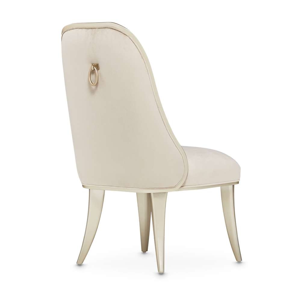 AICO by Michael Amini - Villa Cherie Side Chair (Set of 2) - Hazelnut - N9008003-410 veiw 3