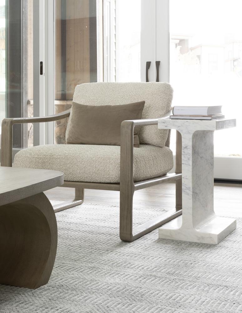 Alder & Tweed - Briggs Upholstered Accent Chair Pillowed Fog Performance Fabric - AT9071-PWF/DDS veiw 5