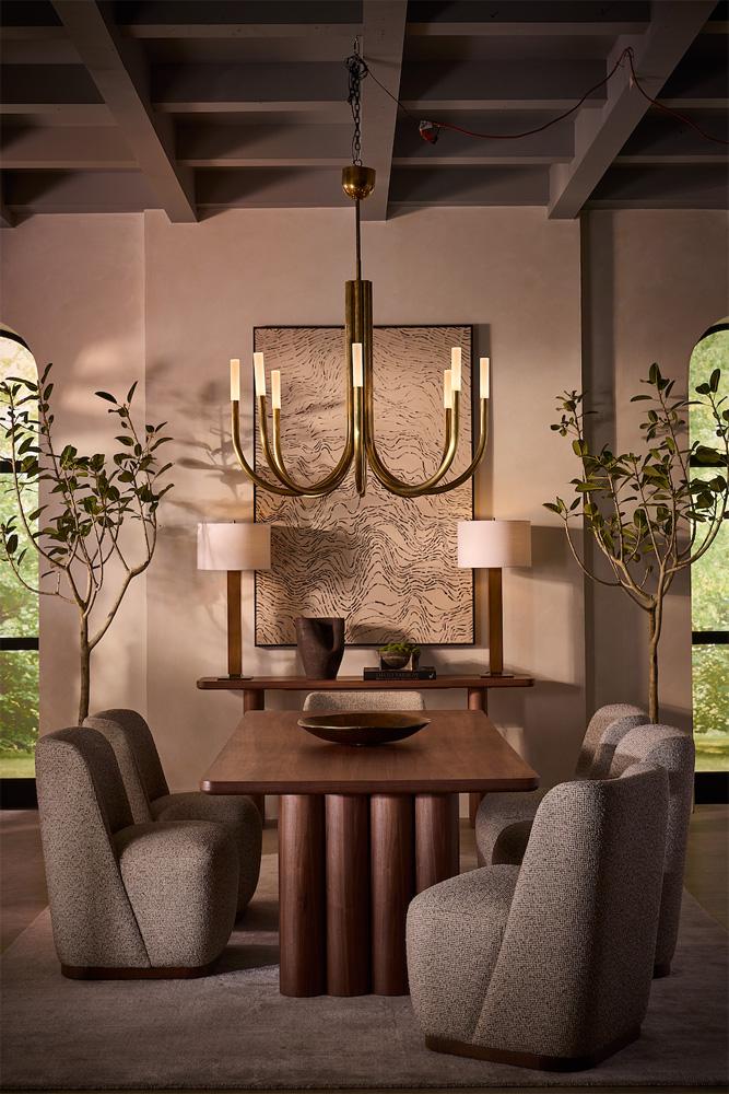 Alder & Tweed - Theodore 72inWood Mondern ConsoleTable Perfect Walnut Finish - AT9401-PTW veiw 4
