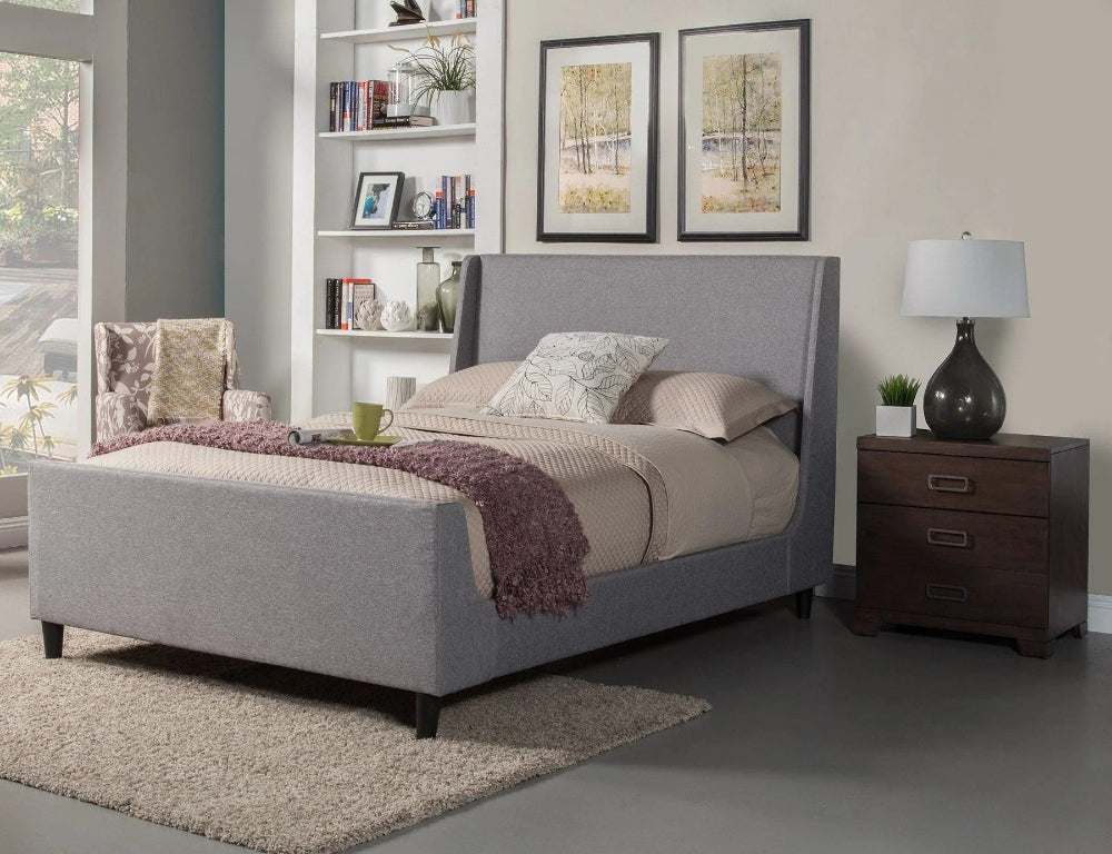 Alpine Furniture - Amber Standard King Upholstered Bed - 1094EK view 9