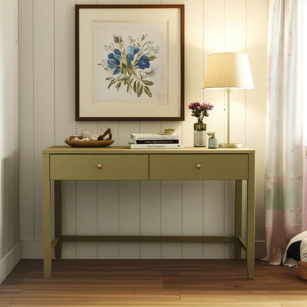 Alpine Furniture - Avery Writing Desk, Olive Green - 2478GRN-65 view 6