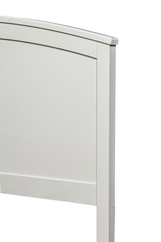Alpine Furniture - Baker Standard King Panel Bed, White - 977-W-07EK veiw 3