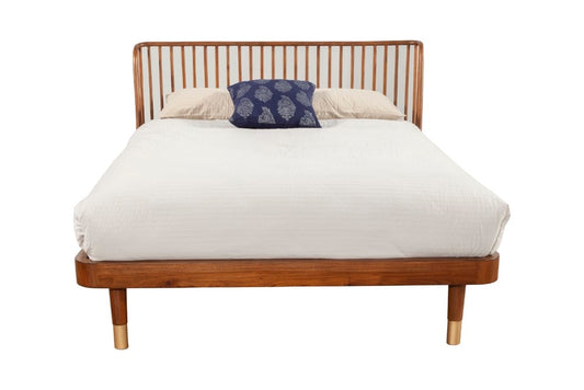 Alpine Furniture - Belham Full Platform Bed - 1971-08F veiw 3