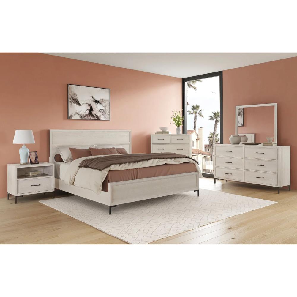 Alpine Furniture - Bradley Queen Platform Bed - F7210Q veiw 5