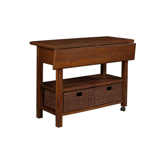 Alpine Furniture - Caldwell Kitchen Cart - 6079-05_CLOSEOUT view 2