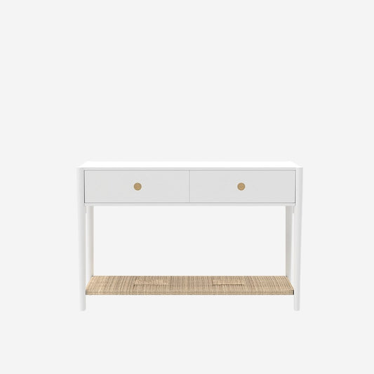 Alpine Furniture - Cleo Console Table, Coconut Milk - 2620WHT-63 view 2