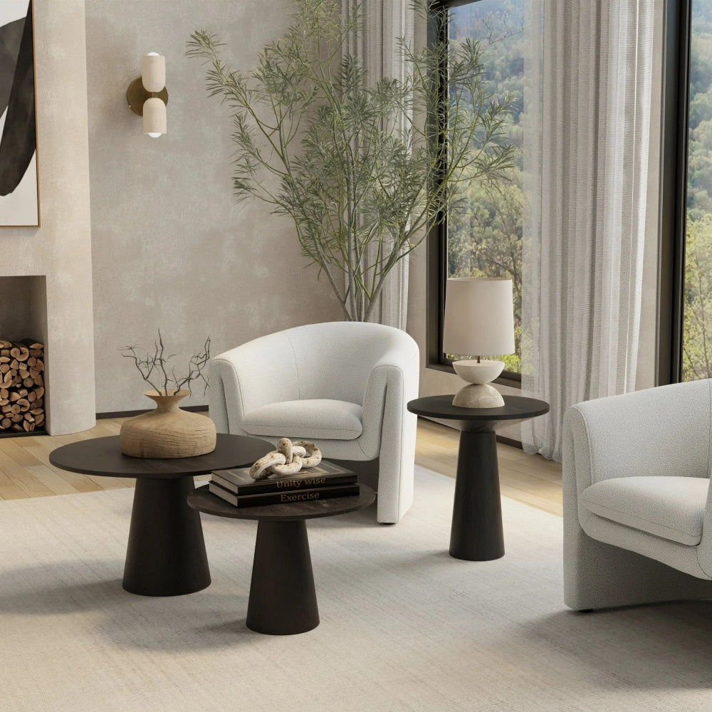 Alpine Furniture - Cove 22in Coffee Table, Black - 3859-22 view 5