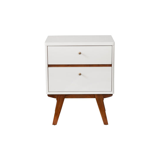 Alpine Furniture - Dakota Two Drawer Nightstand - 1974-02 view 2