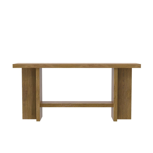 Alpine Furniture - Donte Console Table, Oak - 6798OAK-63 view 2