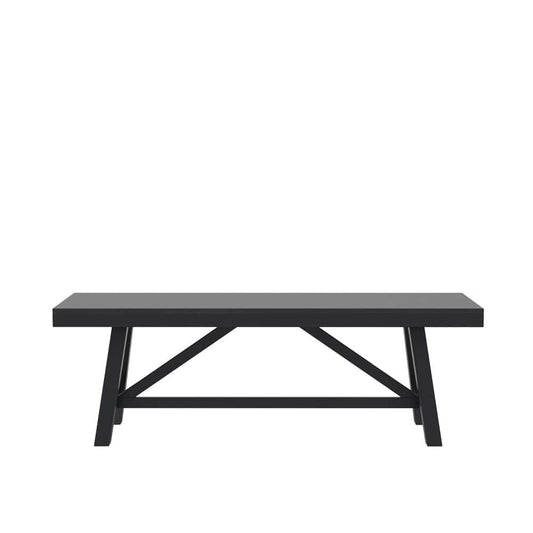 Alpine Furniture - Eleanor Bench, Black - 3466BLK-03 view 2